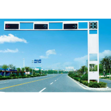 Single arm frame type traffic signal pole